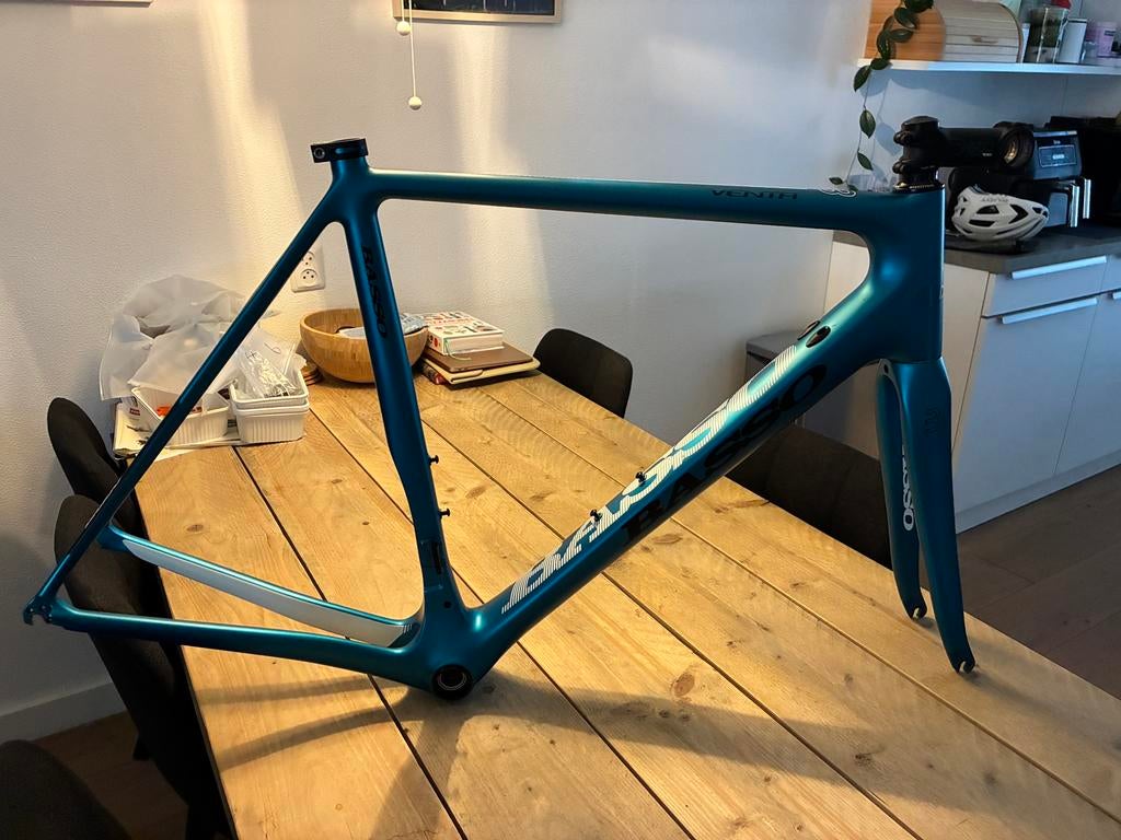 Basso Venta frameset maat 56, Carbon, Zo goed als nieuw, Meer dan 20 versnellingen, 53 tot 57 cm