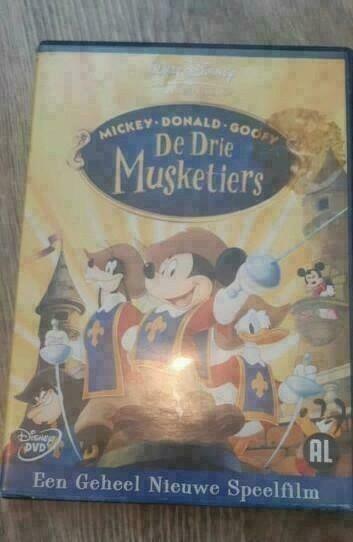 Disney DVD'S: de drie Musketiers, NL / EN / FR, Ophalen of Verzenden