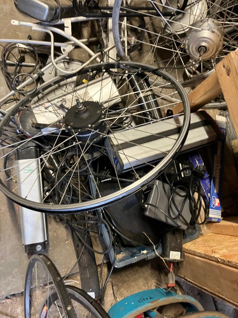 grote partij batterij batterijen ion elektrische fiets, Ophalen, Gebruikt