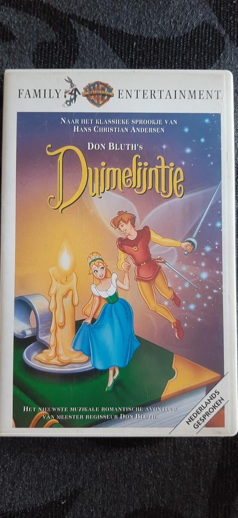 Duimelijntje VHS - Klassieke tekenfilm voor kinderen, Ophalen of Verzenden