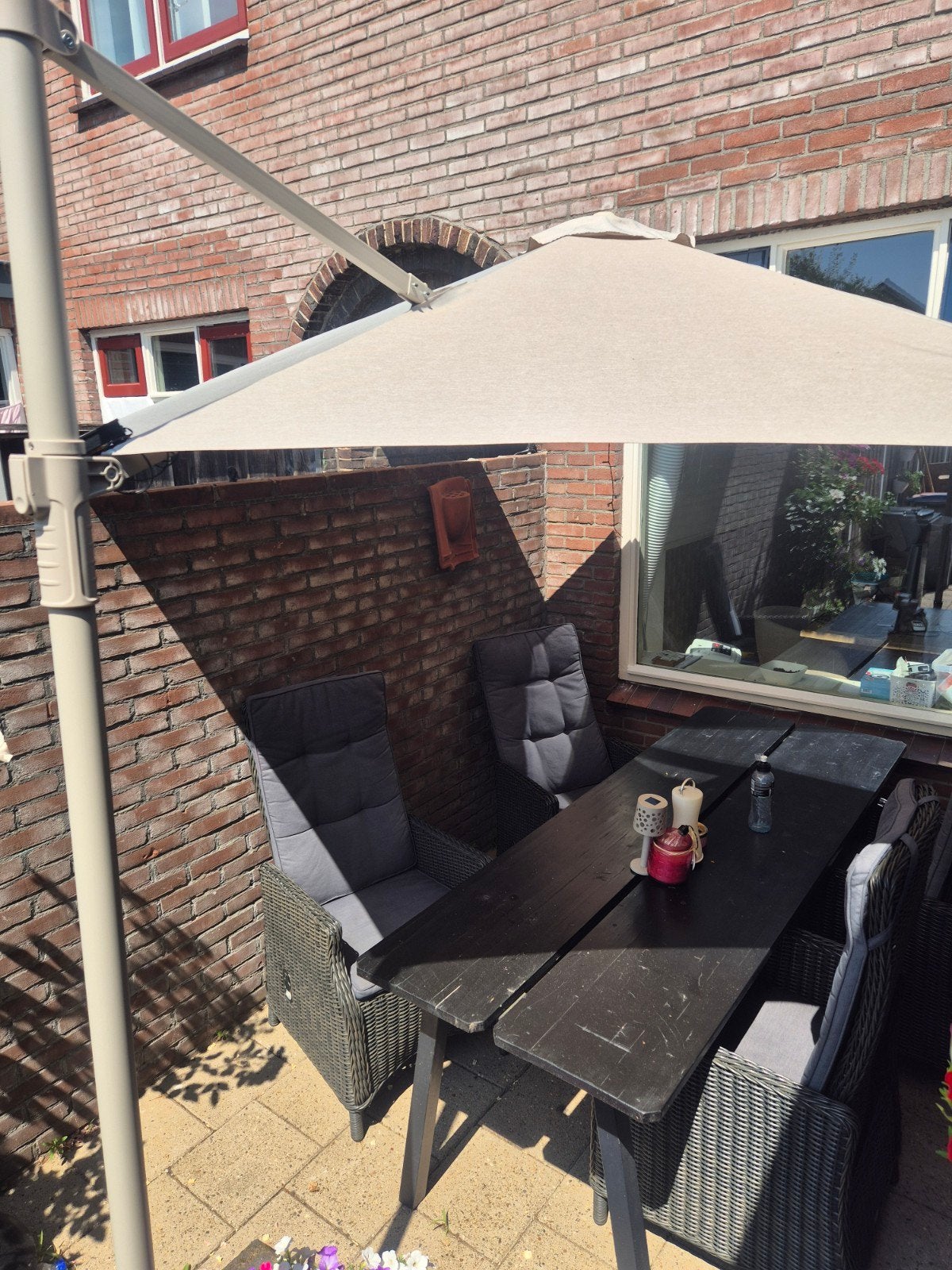 Nieuwe parasol - Ideaal voor tuin of terras, Ophalen, Verstelbaar, Nieuw, 2 tot 3 meter