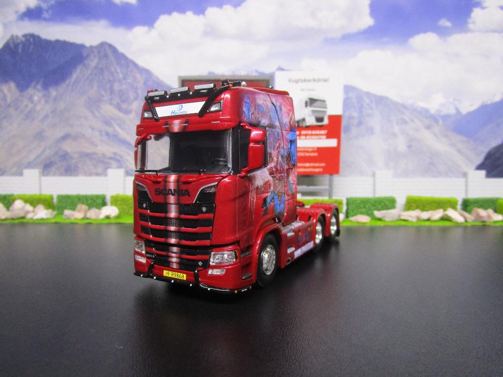 Wsi 01-4521 Haizhou , Scania S Highline CS20H 6x4, Hobby en Vrije tijd, Modelauto's | 1:50, Ophalen, Nieuw, Bus of Vrachtwagen