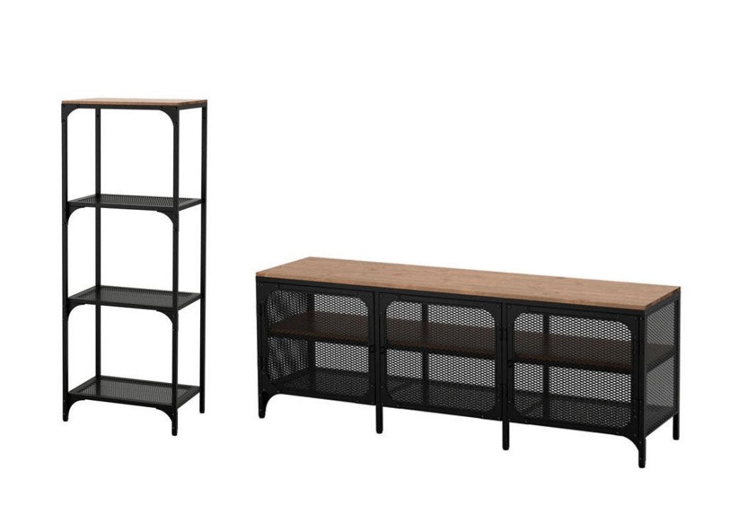 FJALLBO | Industrieel | IKEA | Dressoir | Stellingkast, Ophalen, Zo goed als nieuw