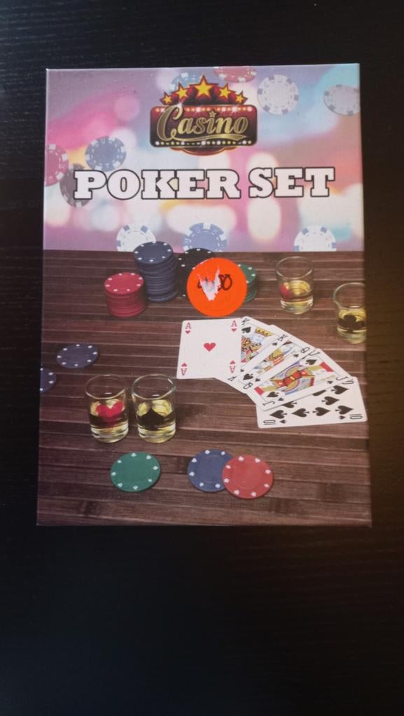 Casino poker set, Hobby en Vrije tijd, Gezelschapsspellen | Kaartspellen, Ophalen of Verzenden, Nieuw