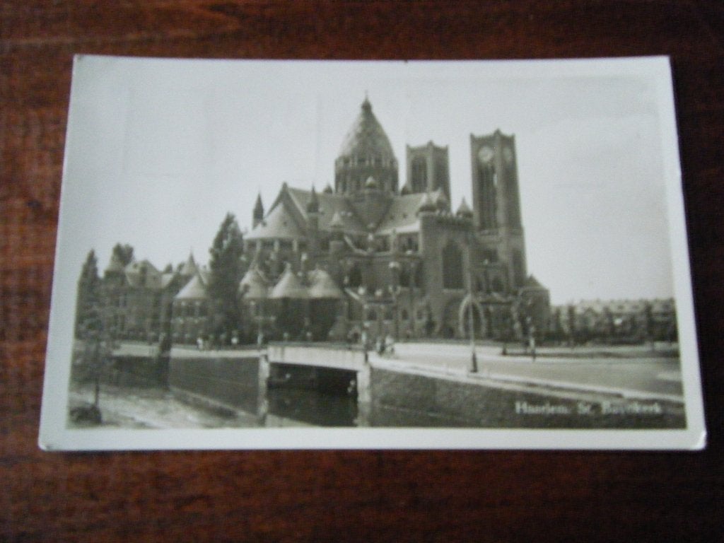 R4 - Haarlem - St Bavokerk - 1953  - Mooi/Oud, Ophalen of Verzenden, 1940 tot 1960, Noord-Holland