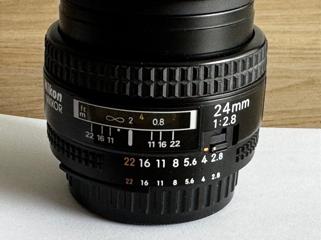 Nikon AF Nikkor 24 1:2.8, Audio, Tv en Foto, Fotografie | Lenzen en Objectieven, Gebruikt, Nikon, Nikon F-mount, 24 mm