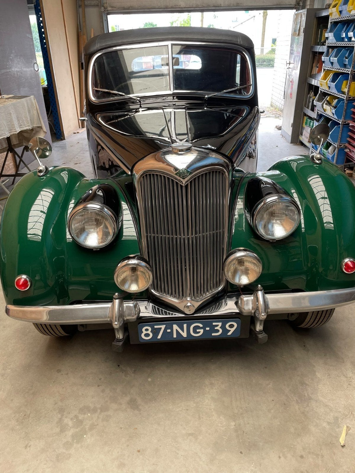 Riley  bj 1948 Zwart, Auto's, Zwart, Particulier, Geïmporteerd, 1230 kg