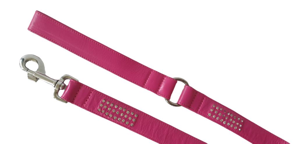 FLAMINGO Monaco 3 Hondenriem 30 mm x 100 cm Fuchsia KOOPJE!, Ophalen of Verzenden, Nieuw, Hondenriem