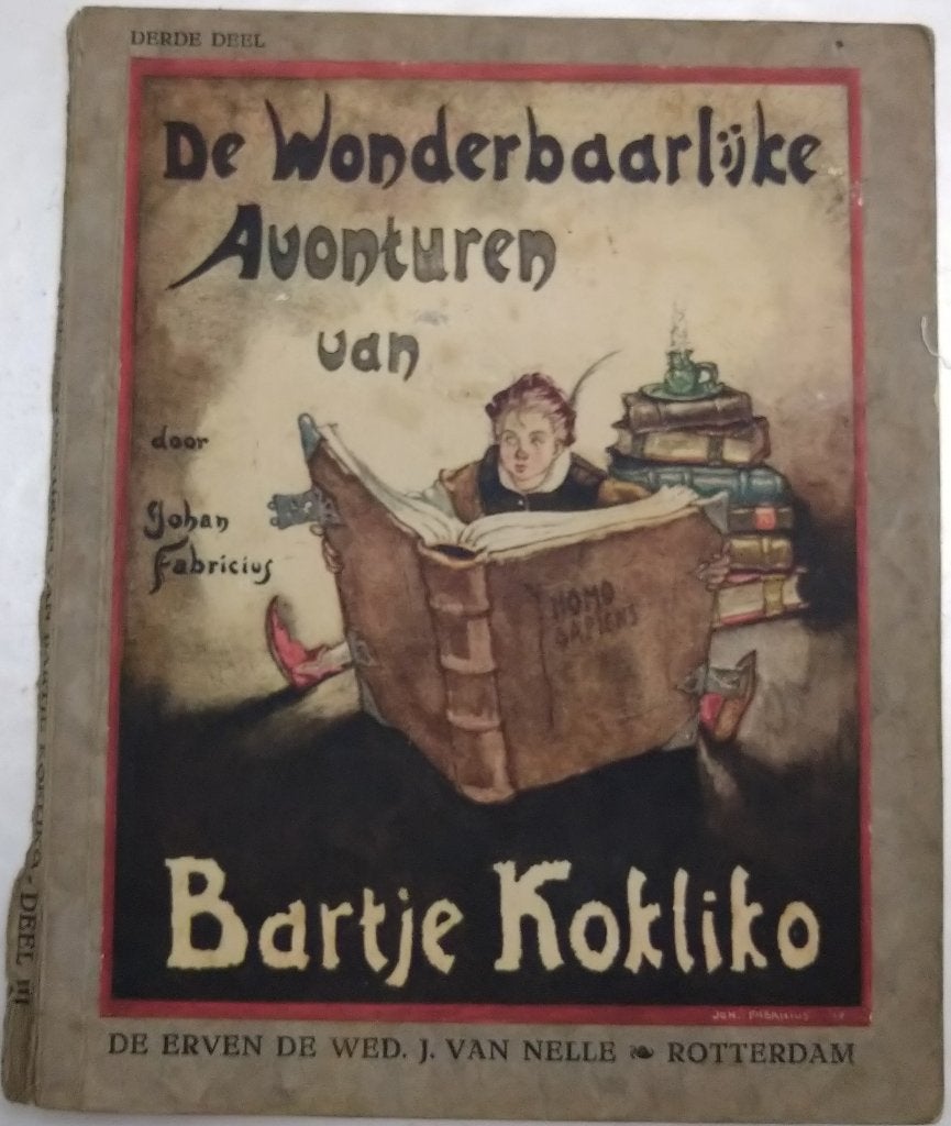 De Wonderbaarlijke Avonturen van, Bartje Kokliko Derde Deel, Antiek en Kunst, Ophalen of Verzenden, Johan Fabricius