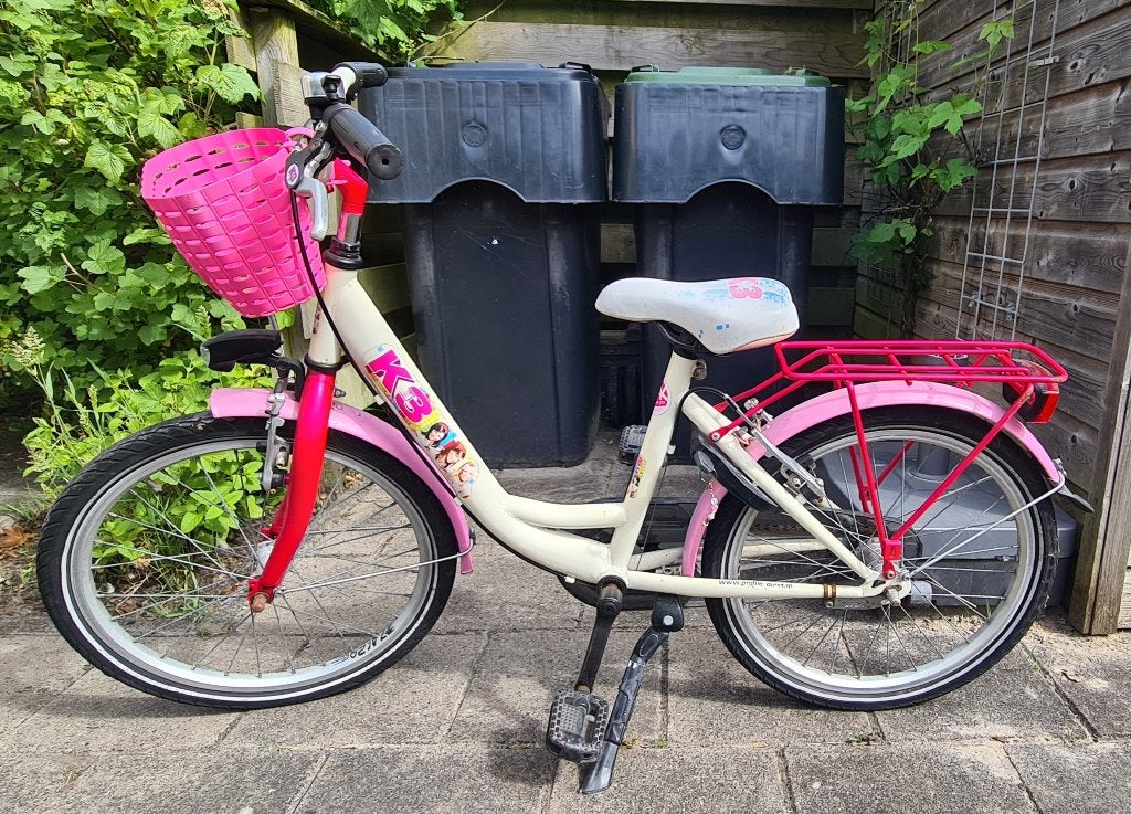 Meisjesfiets K3, Terugtraprem, Ophalen, Overige merken, 16 tot 20 inch