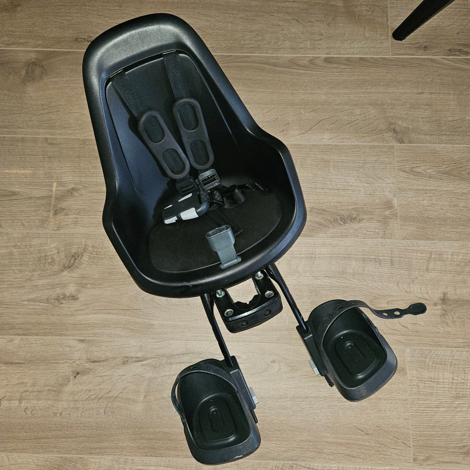 Bobike fietsstoeltje - Veilig en comfortabel voorop, Ophalen, Voetsteuntjes, Zo goed als nieuw, Bobike