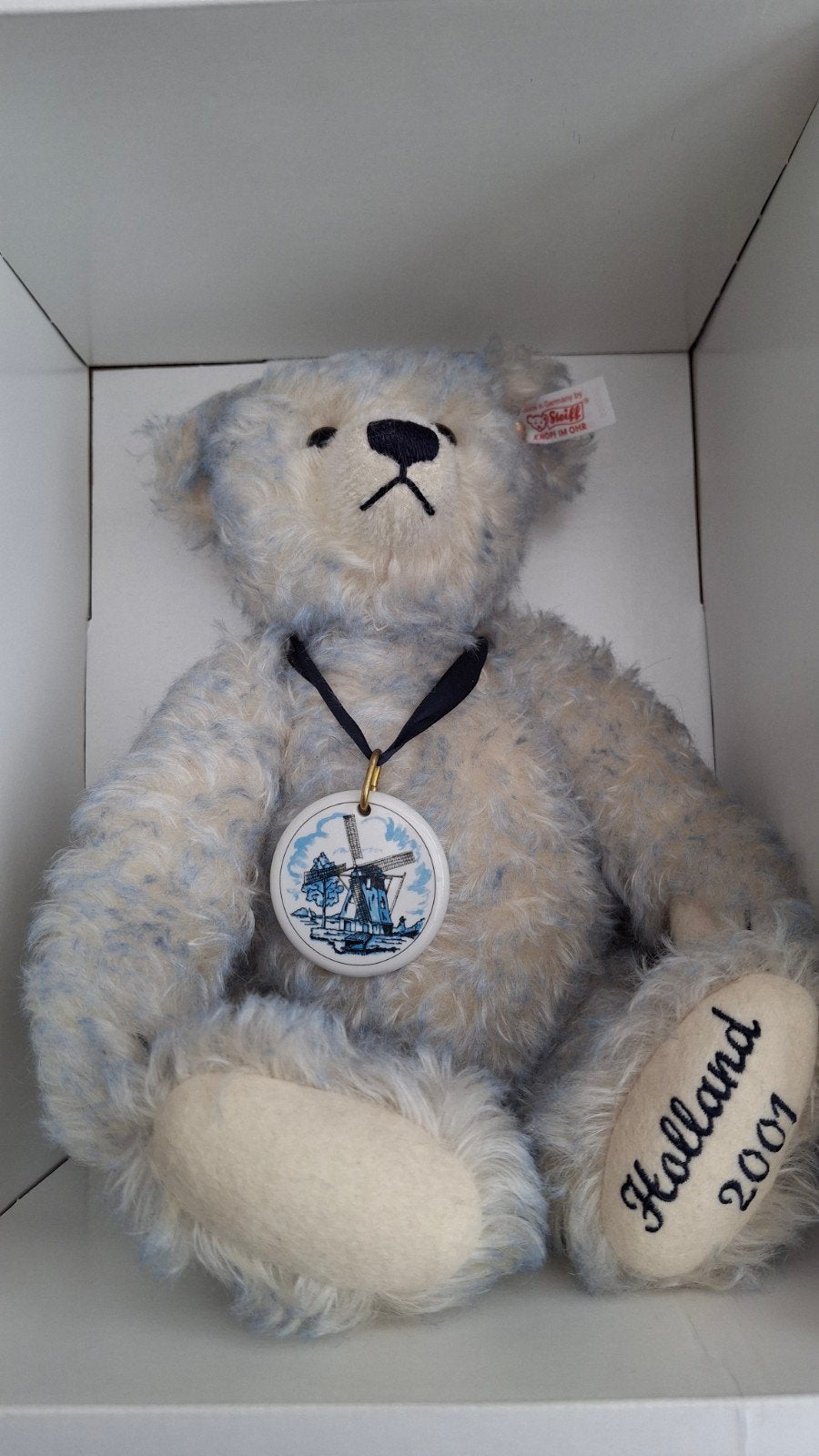 Steiff Molenbeer Holland 2001 - Limited Edition, Ophalen of Verzenden, Zo goed als nieuw
