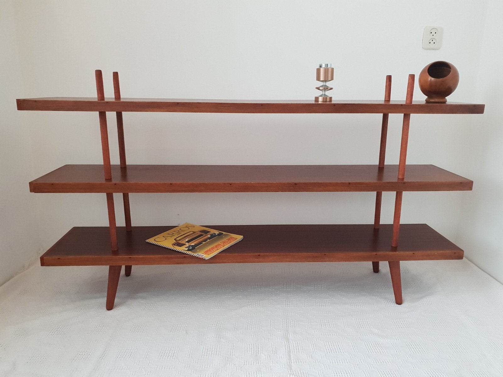 Vintage retro stokkenkast, Ophalen, Gebruikt, 150 tot 200 cm, Minder dan 100 cm