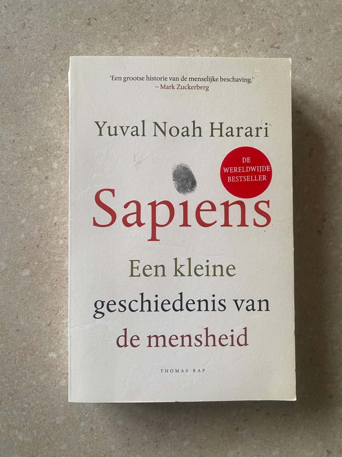 Yuval Noah Harari - Sapiens, Ophalen of Verzenden, Zo goed als nieuw, Yuval Noah Harari