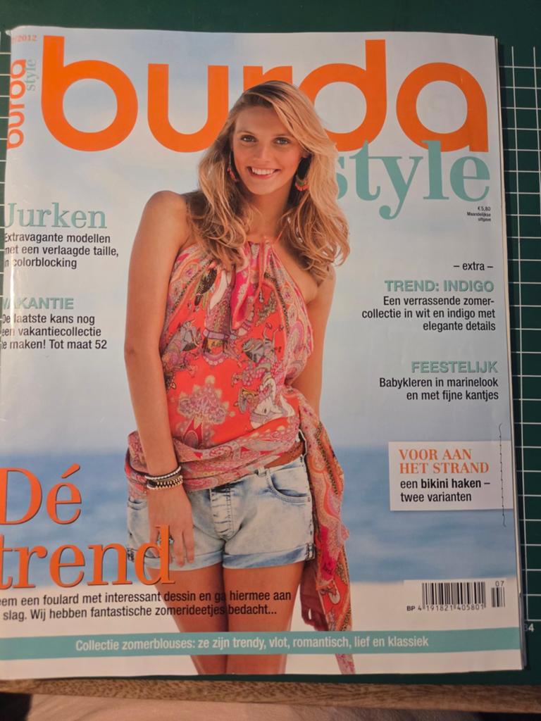 Burda Style 7/2012 - Ongebruikt en Compleet, Ophalen of Verzenden