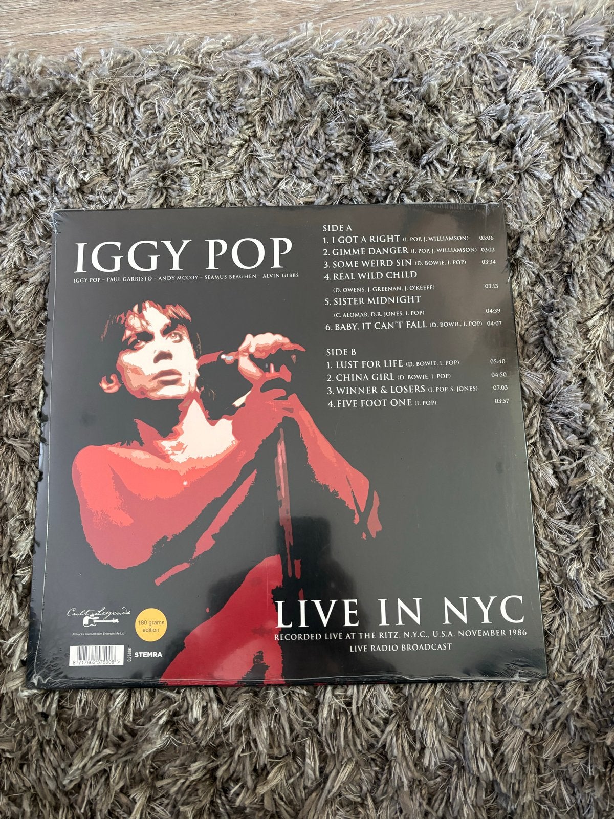 Iggy Pop - Live in NYC (Nieuw & Geseald), LP, Rock, Geseald, Ophalen of Verzenden