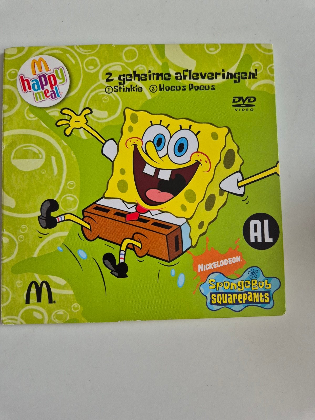 SpongeBob SquarePants DVD - 2 Geheime Afleveringen, Cd's en Dvd's, Animatie, Alle leeftijden, Tv-serie, Zo goed als nieuw