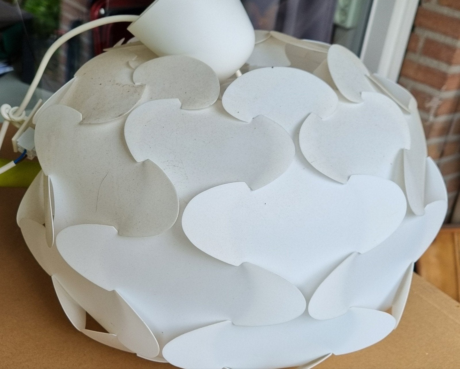 Fillsta - Witte hanglamp met uniek design Ikea, Ophalen, Gebruikt, Kunststof, Modern, Scandinavisch