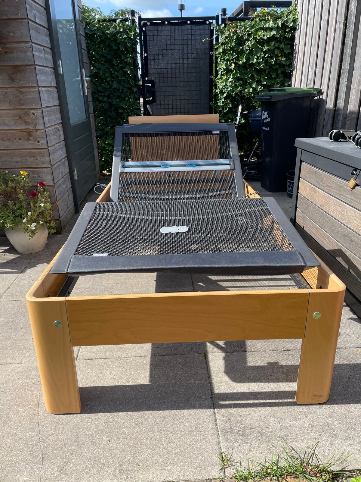 Auping Auronde 90x200 seniorenbed vol elektrisch. Zeer net, Huis en Inrichting, Ophalen, Verstelbaar, 90 cm, Eenpersoons