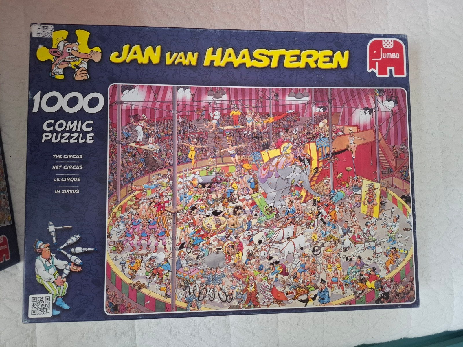 Jan van Haasteren - The Circus 1000 stukjes puzzel, Ophalen of Verzenden, 500 t/m 1500 stukjes, Zo goed als nieuw