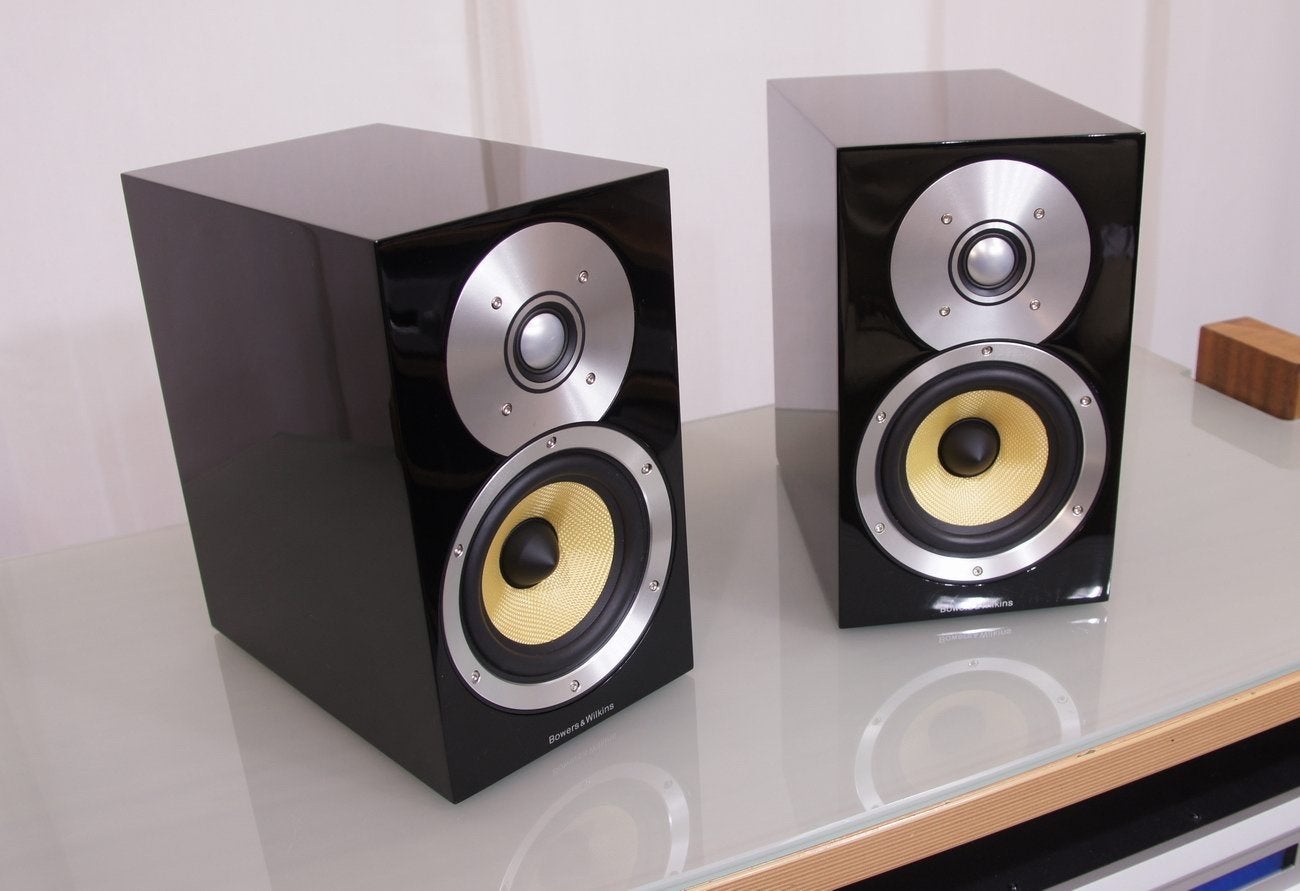 Bowers & Wilkins CM1 Boekenplank Luidsprekers Zwart, Audio, Tv en Foto, Luidsprekers, Ophalen, Inclusief kabels, Zo goed als nieuw