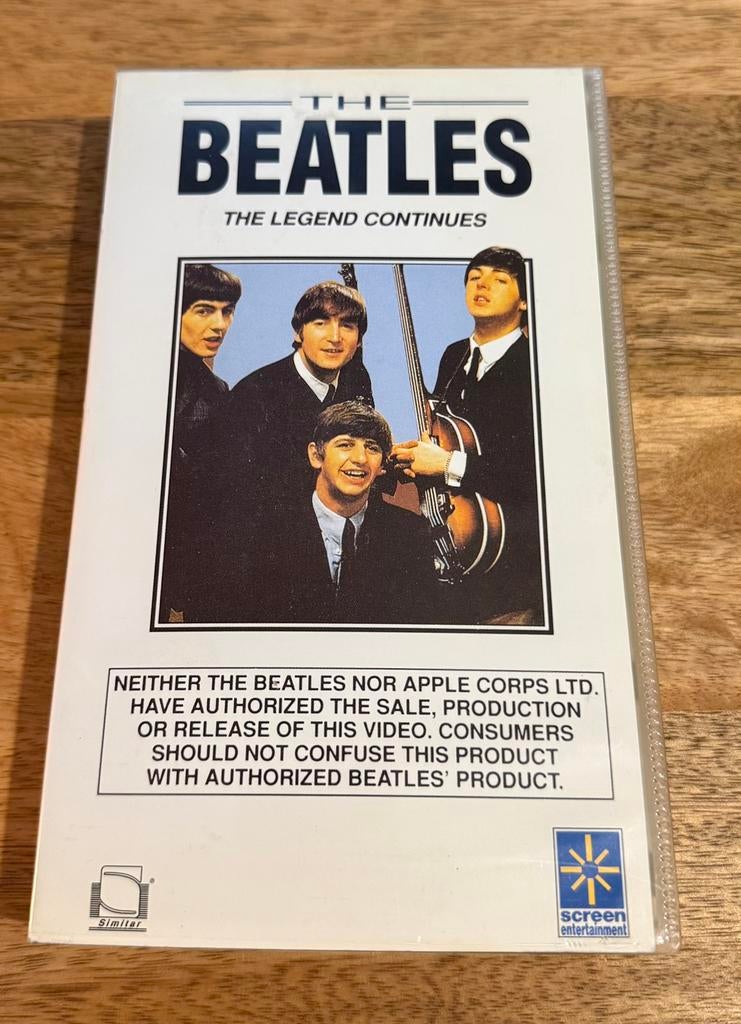 The Beatles - The legend continues VHS tape, Alle leeftijden, Ophalen of Verzenden, Zo goed als nieuw