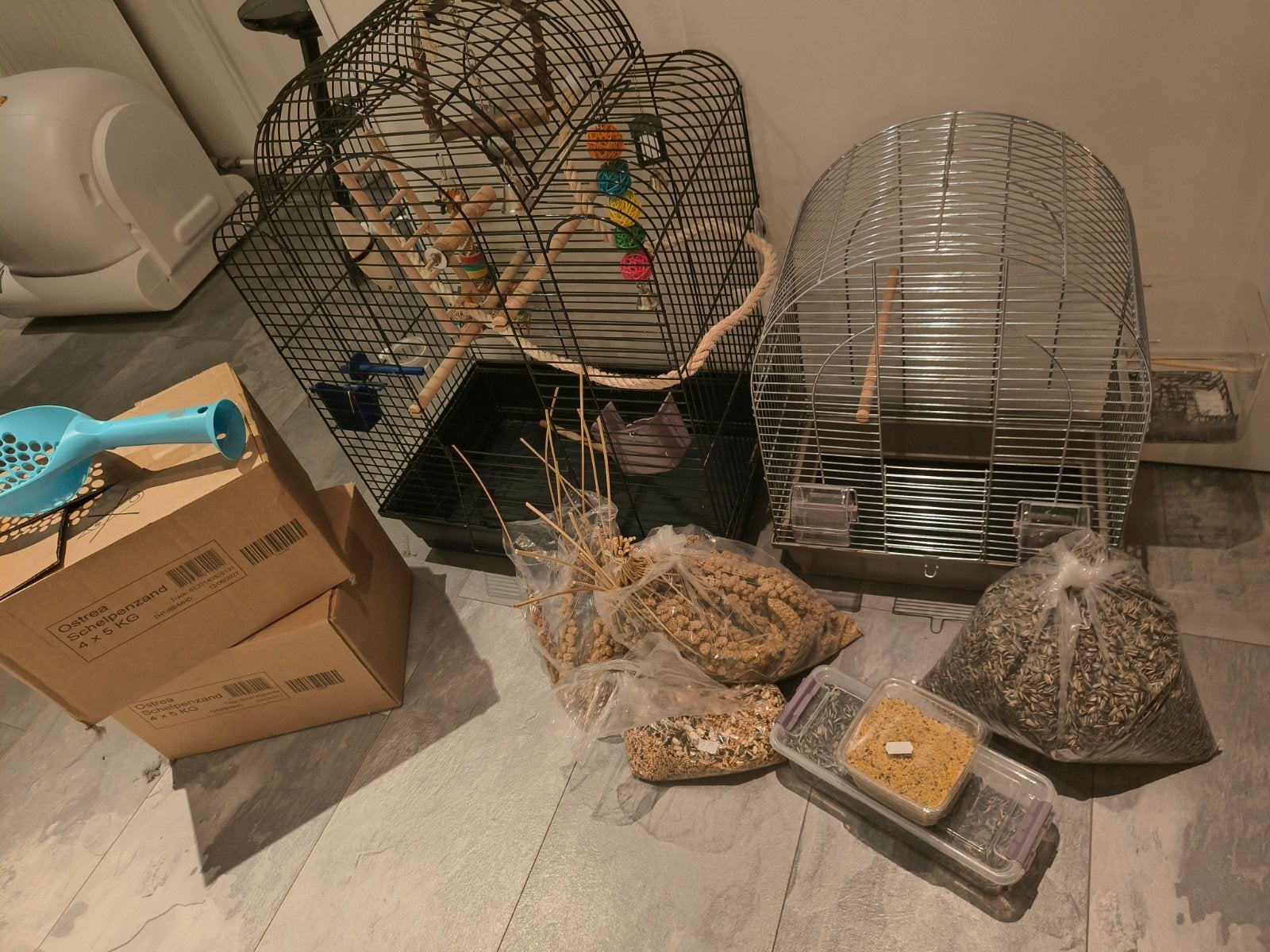vogelkooi / vogelhok, Ophalen of Verzenden, Zo goed als nieuw, Overige typen
