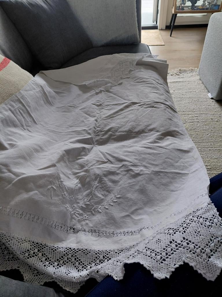 Oude Franse handdoek, Ophalen of Verzenden