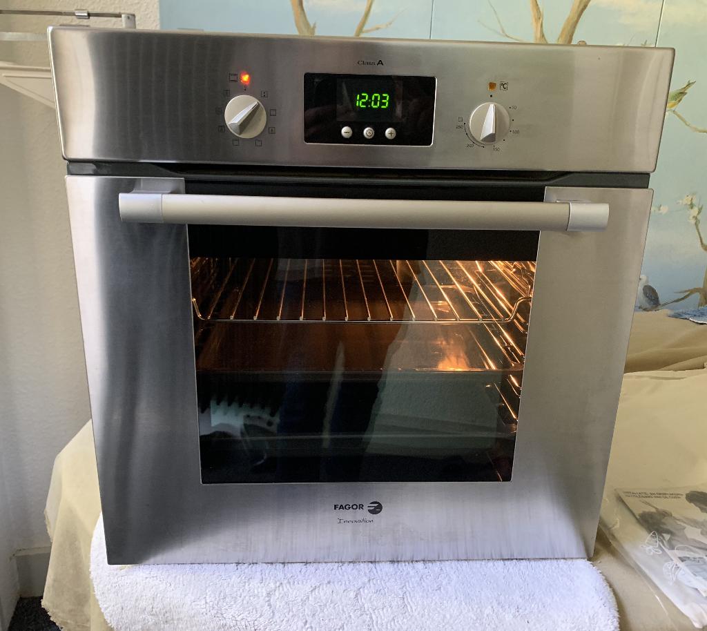 Sterke oven, eenvoudige bediening,  FAGOR HT-50X, Witgoed en Apparatuur, Ovens, Gebruikt, Inbouw, Heteluchtoven, Overige merken