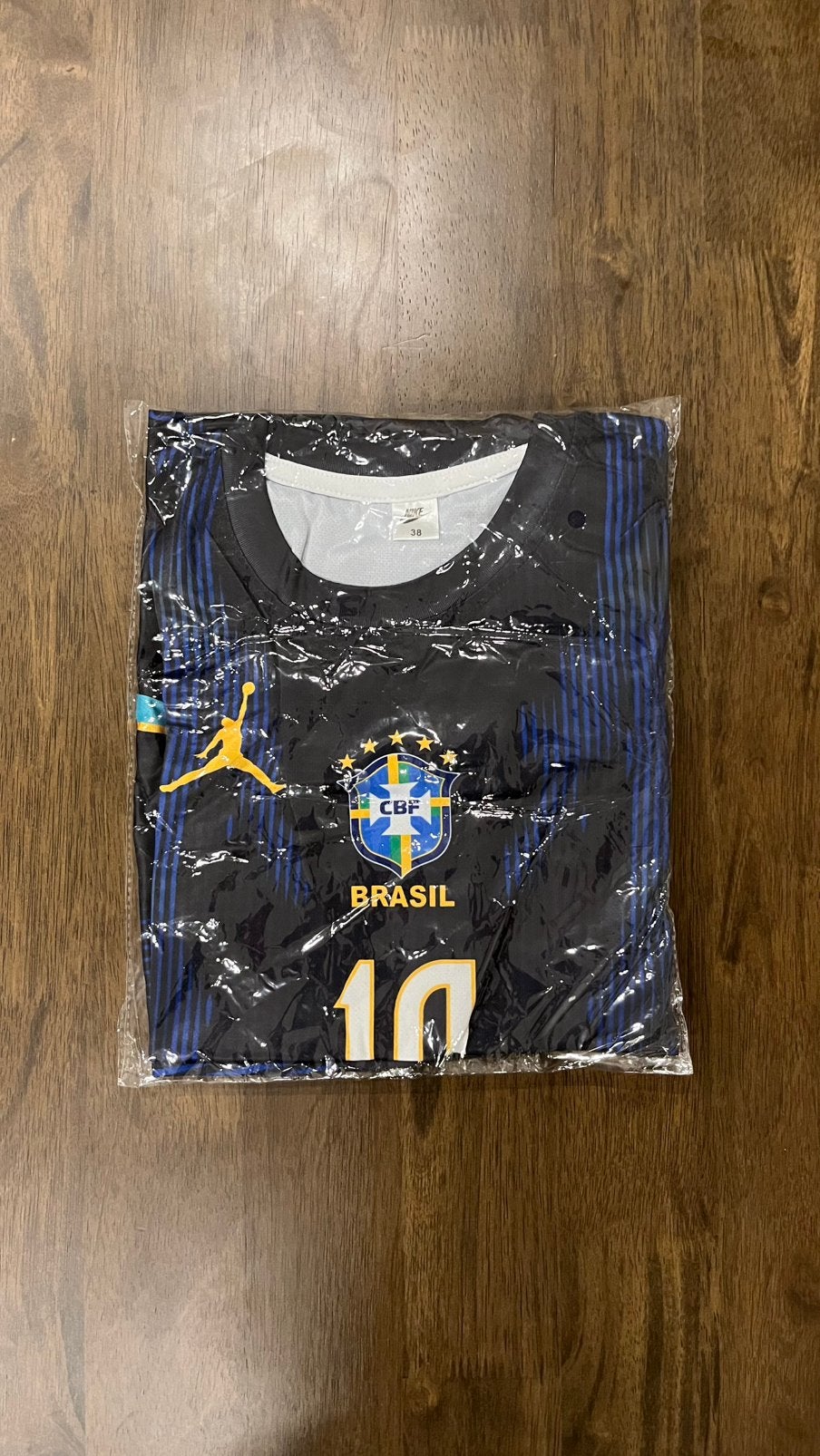Brazilïe Voetbaltenue Neymar Jr #10 - Shirt + Broekje (Nieuw, Ophalen of Verzenden, Zo goed als nieuw, Blauw