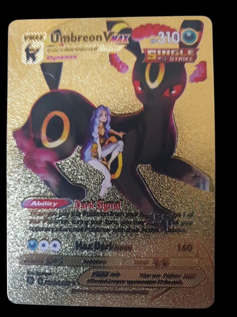 Pokémon Kaarten Gouden Set - Umbreon, Mew, Pikachu, Ophalen of Verzenden, Zo goed als nieuw, Meerdere kaarten, Foil