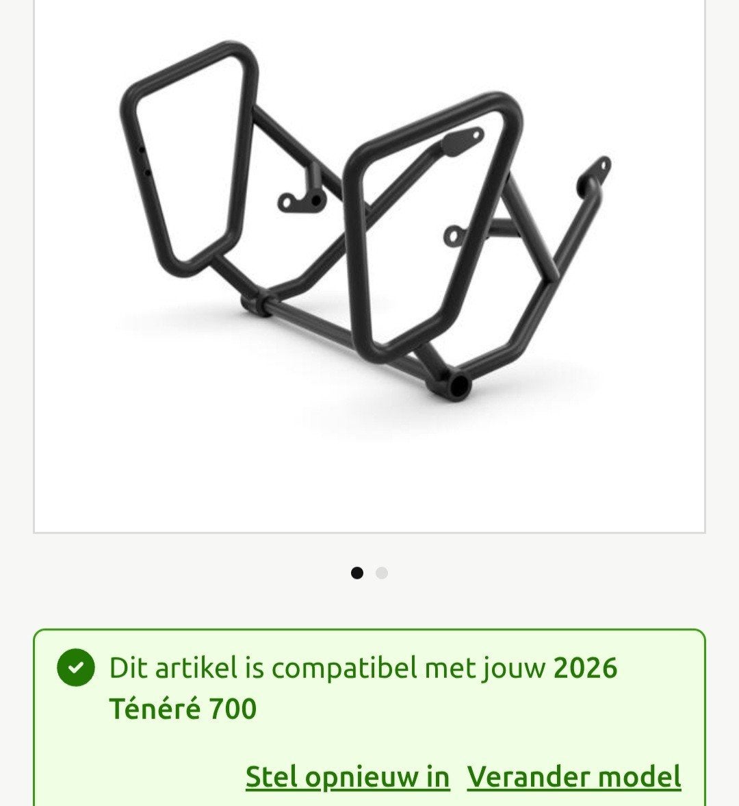 Valbeugel voor Yamaha Ténéré 700 (2025-), Ophalen of Verzenden, Nieuw