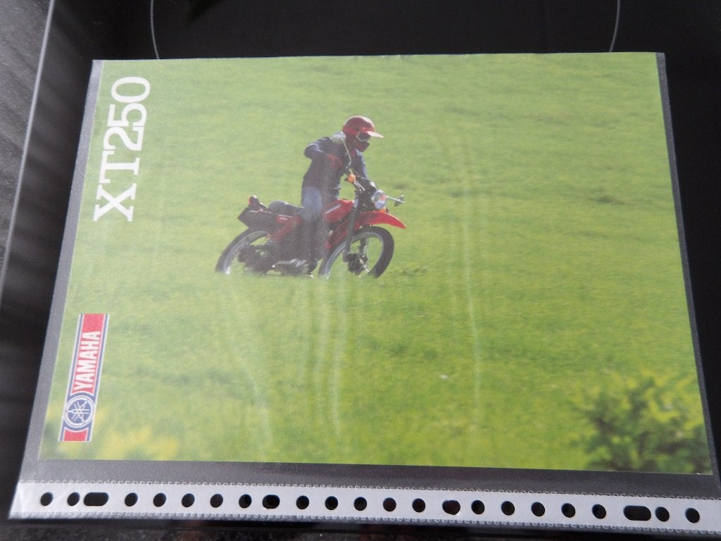 Yamaha XT250 brochure, Ophalen of Verzenden, Yamaha