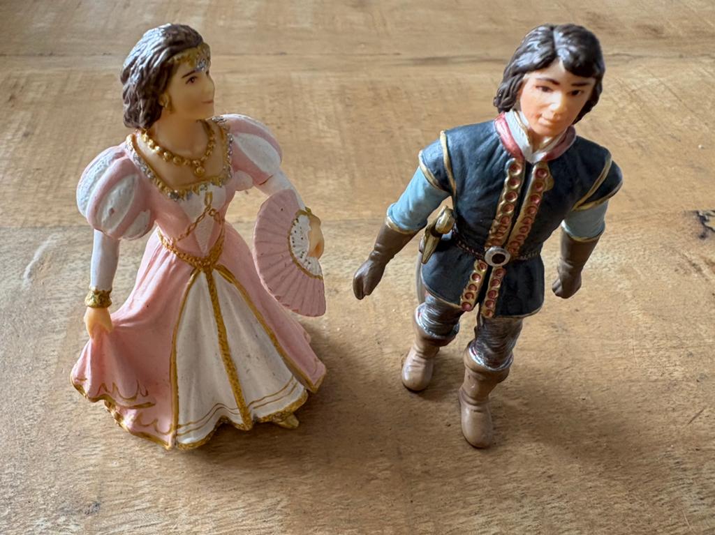 Schleich prins en prinses, Ophalen of Verzenden, Gebruikt
