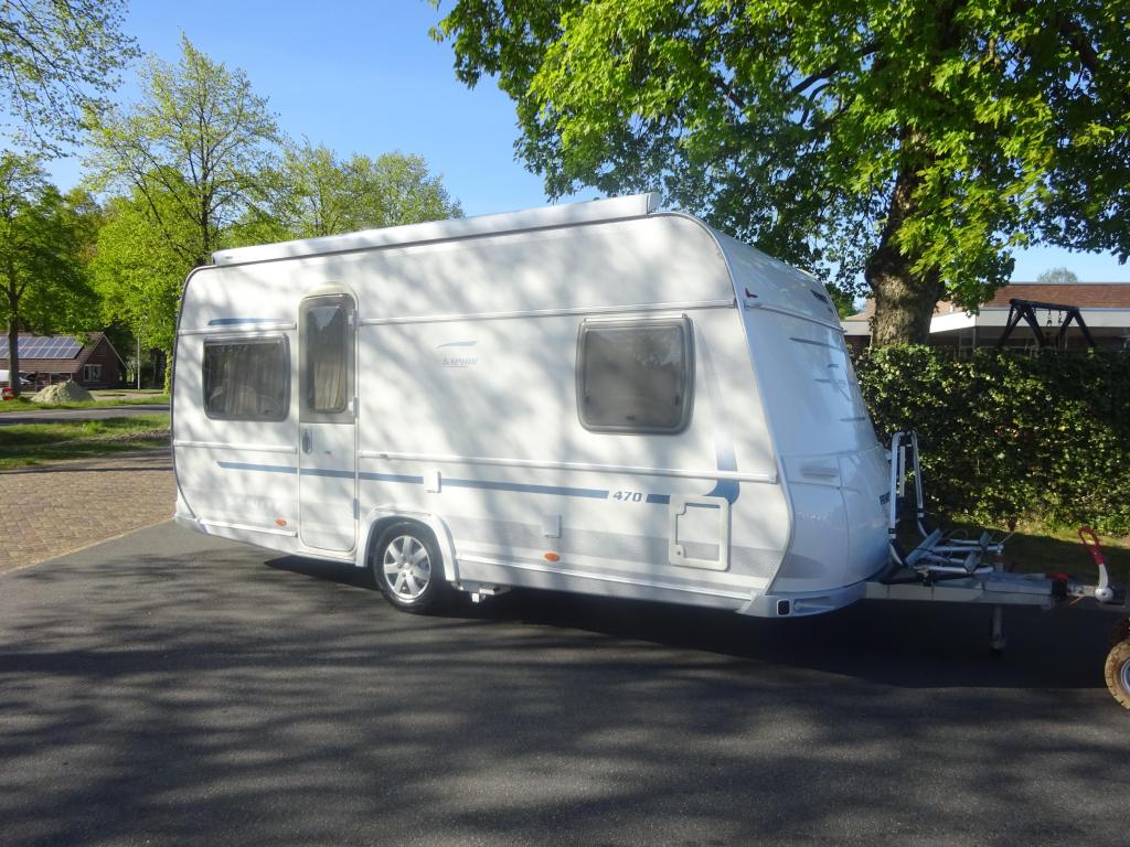 Fendt Saphir 470 Vaste Luifel + Mover, Caravans en Kamperen, Rondzit, Schokbreker, Bedrijf, Overige typen
