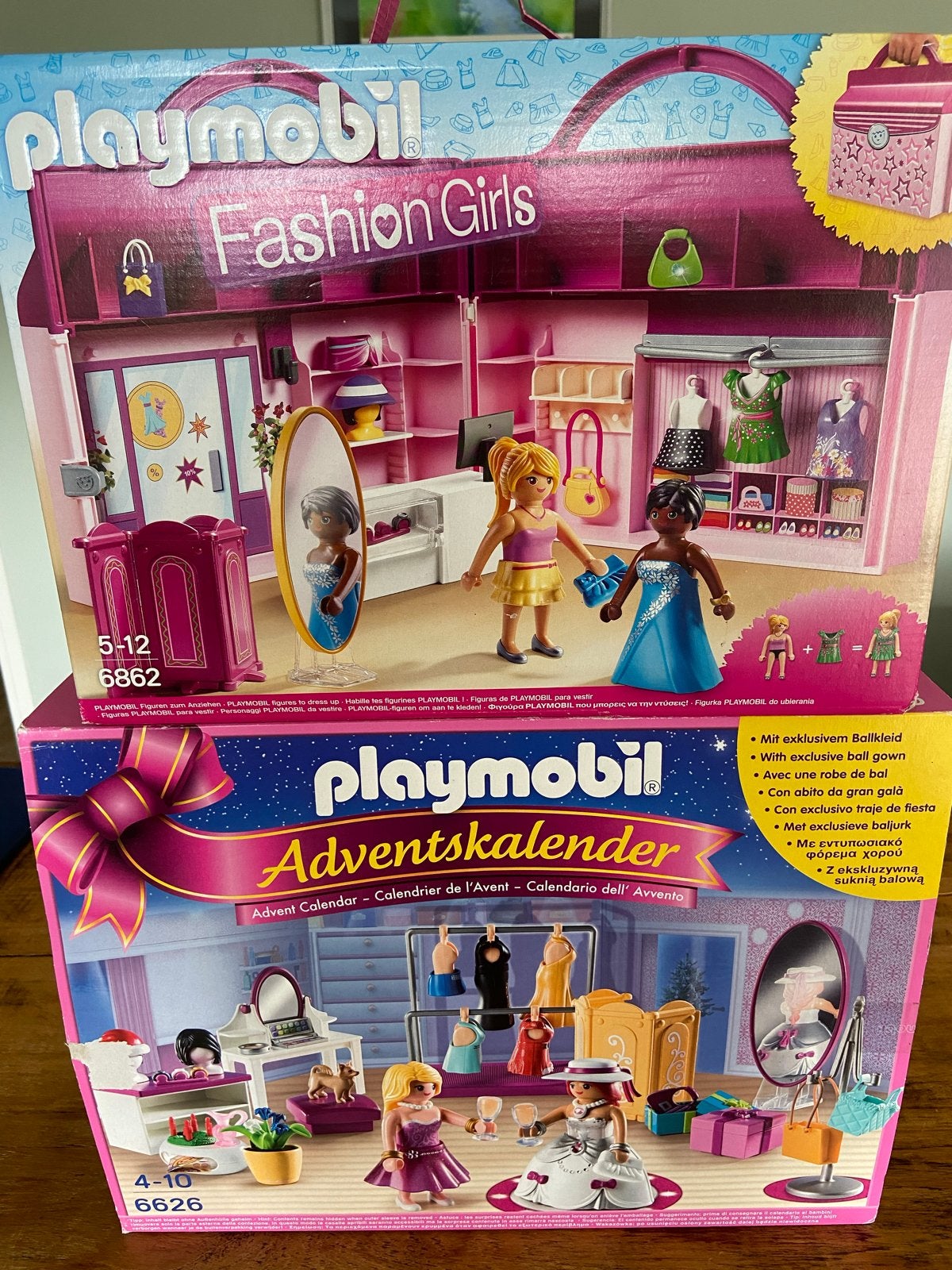 Playmobil Fashion Girls (6862) & Adventskalender (6626), Complete set, Overige typen, Ophalen of Verzenden, Zo goed als nieuw