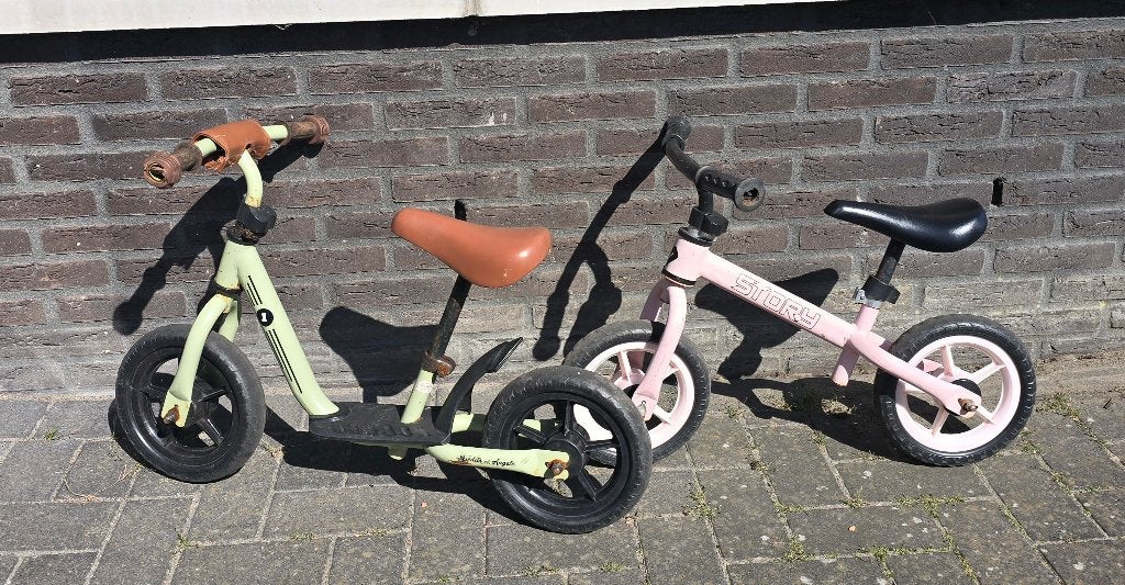 2 loopfietsen, Ophalen of Verzenden, Gebruikt, Overige typen