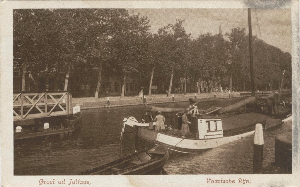 Jutfaas - Nieuwegein  groeten uit Vaartsche Rijn, Verzenden, 1920 tot 1940, Ongelopen, Utrecht