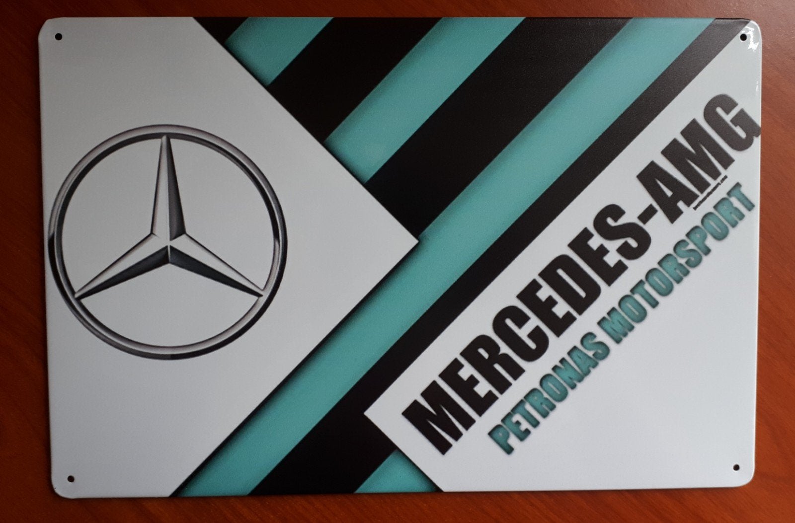 Mercedes Petronas Formule 1 20x30 cm Metalen Reclamebord, Verzenden, Nieuw, Auto's