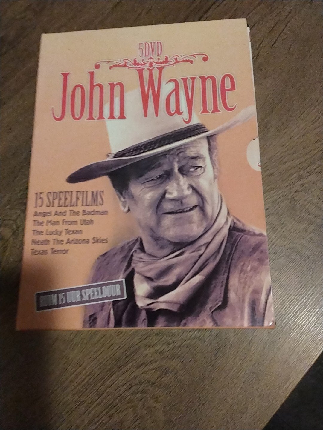 John Wayne 5 DVD Boxset - 15 Speelfilms. € 10, Engels, Nederlands, Ophalen of Verzenden, Zo goed als nieuw