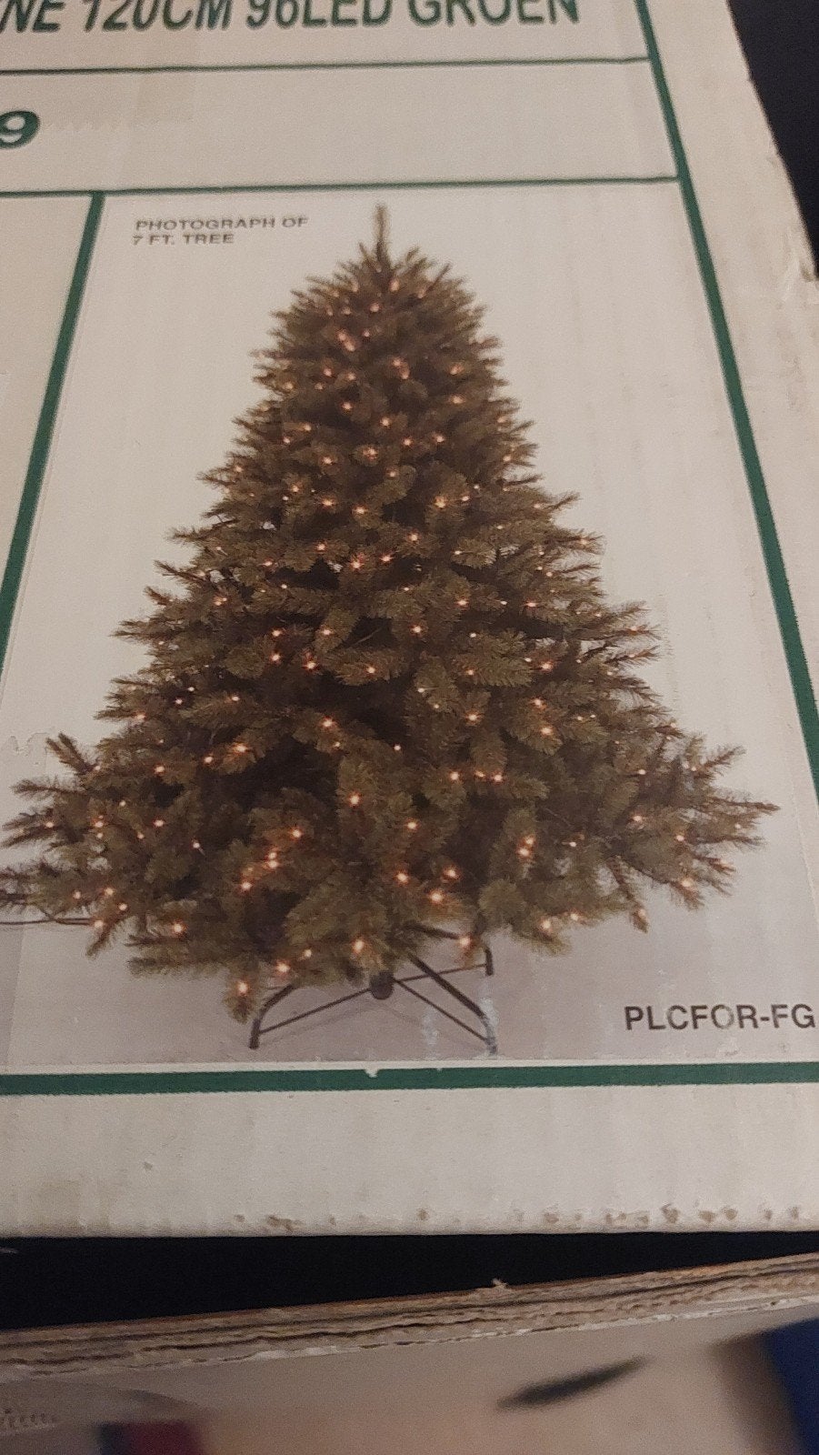 Kunstkerstboom Intratuin met lampjes, Ophalen