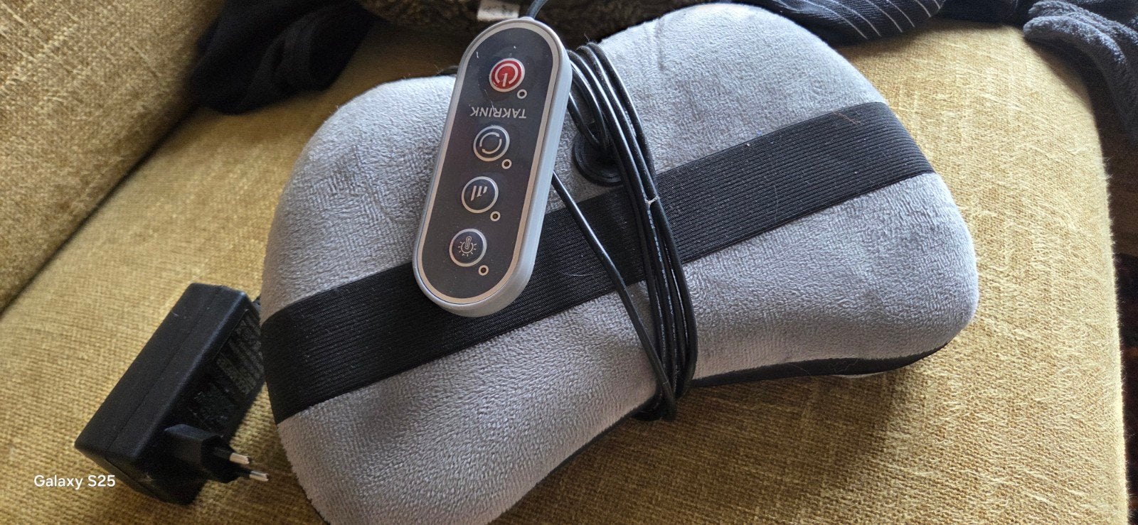 Massage kussen met warmtefunctie, Ophalen of Verzenden, Gebruikt, Massagestoel of Kussen