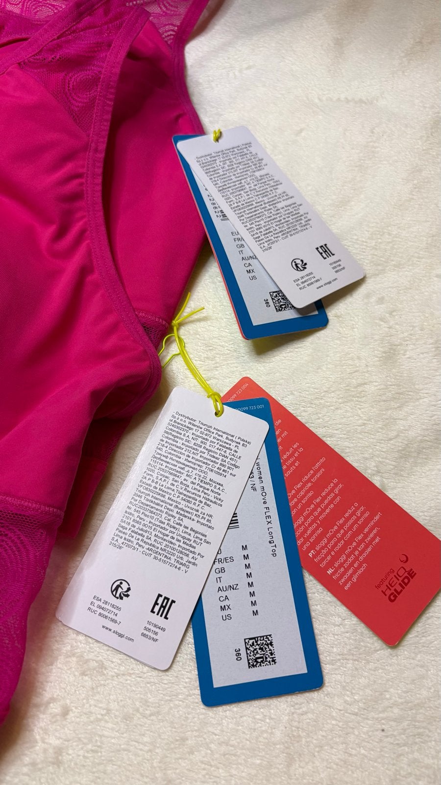 2x Sloggi M sporttopjes/bralettes - Roze, Kleding | Dames, Ondergoed en Lingerie, Verzenden, Roze, Hemd