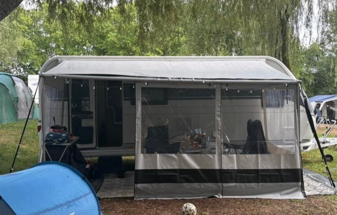 Thule omnistor 450 zgan met zij en voorwanden, Ophalen