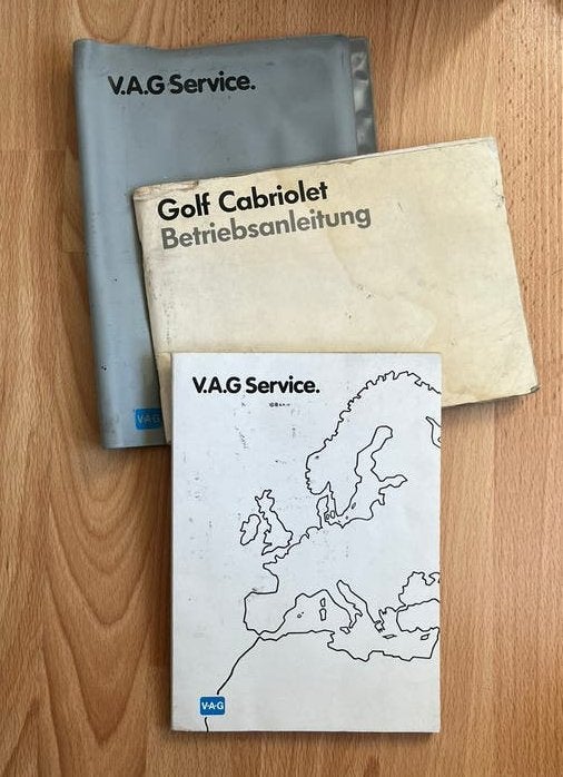 Handleiding Volkswagen Golf 1 Cabriolet (VAG Service), Ophalen of Verzenden