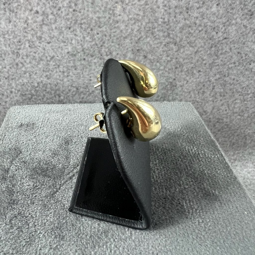 Gouden Oorbellen | 14k | 2,8g | stekers pegels | 416847, Gebruikt, Ophalen of Verzenden, Knopjes of Stekers, Goud