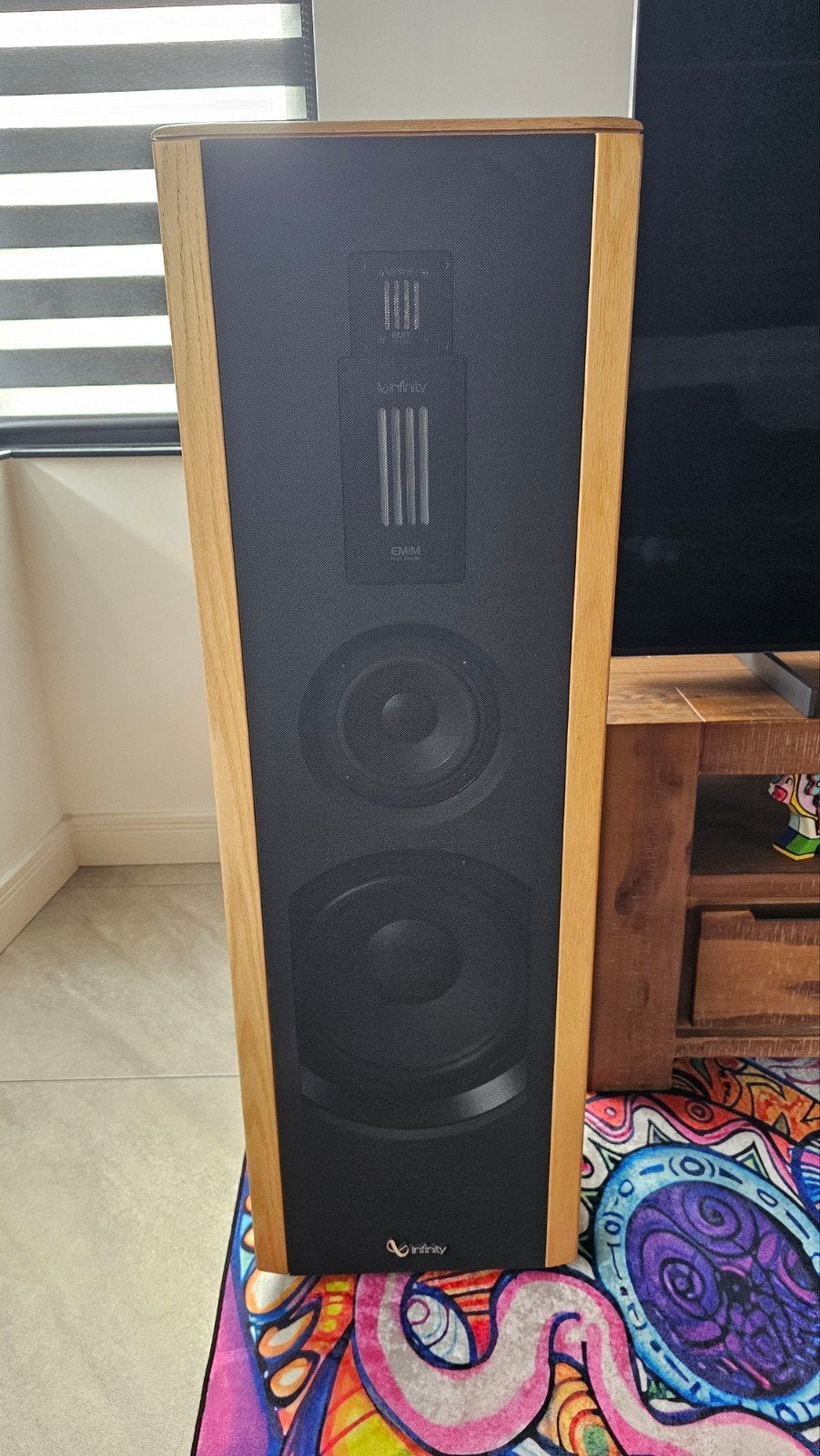 Infinity IRS Omega zeer goede staat Nw filters uitgebouwd, Vloerstaande luidspreker, Zo goed als nieuw, Ophalen, 150 watt of meer
