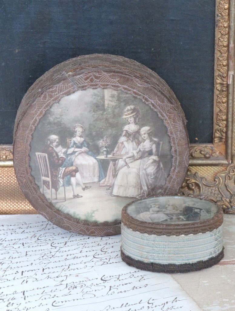 Antieke Franse doos, Ophalen of Verzenden