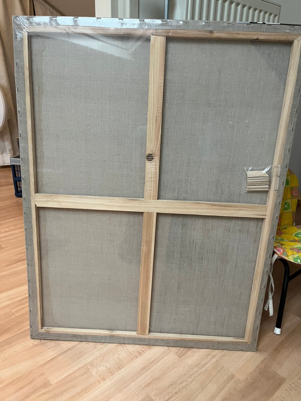 Nieuw Schildersdoek 290 grams  70 bij 90 cm katoen in gesso, Ophalen, Zo goed als nieuw