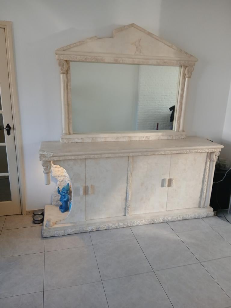 Dressoir met spiegel (gratis), Ophalen